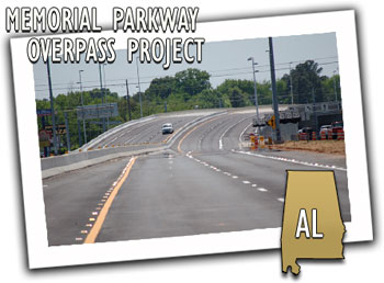 Alabama Department of Transportation Memorial Parkway Overpass Project