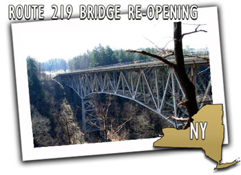 New York State Department of Transportation Route 219 Re-Opening