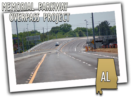 Alabama Department of Transportation Memorial Parkway Overpass Project